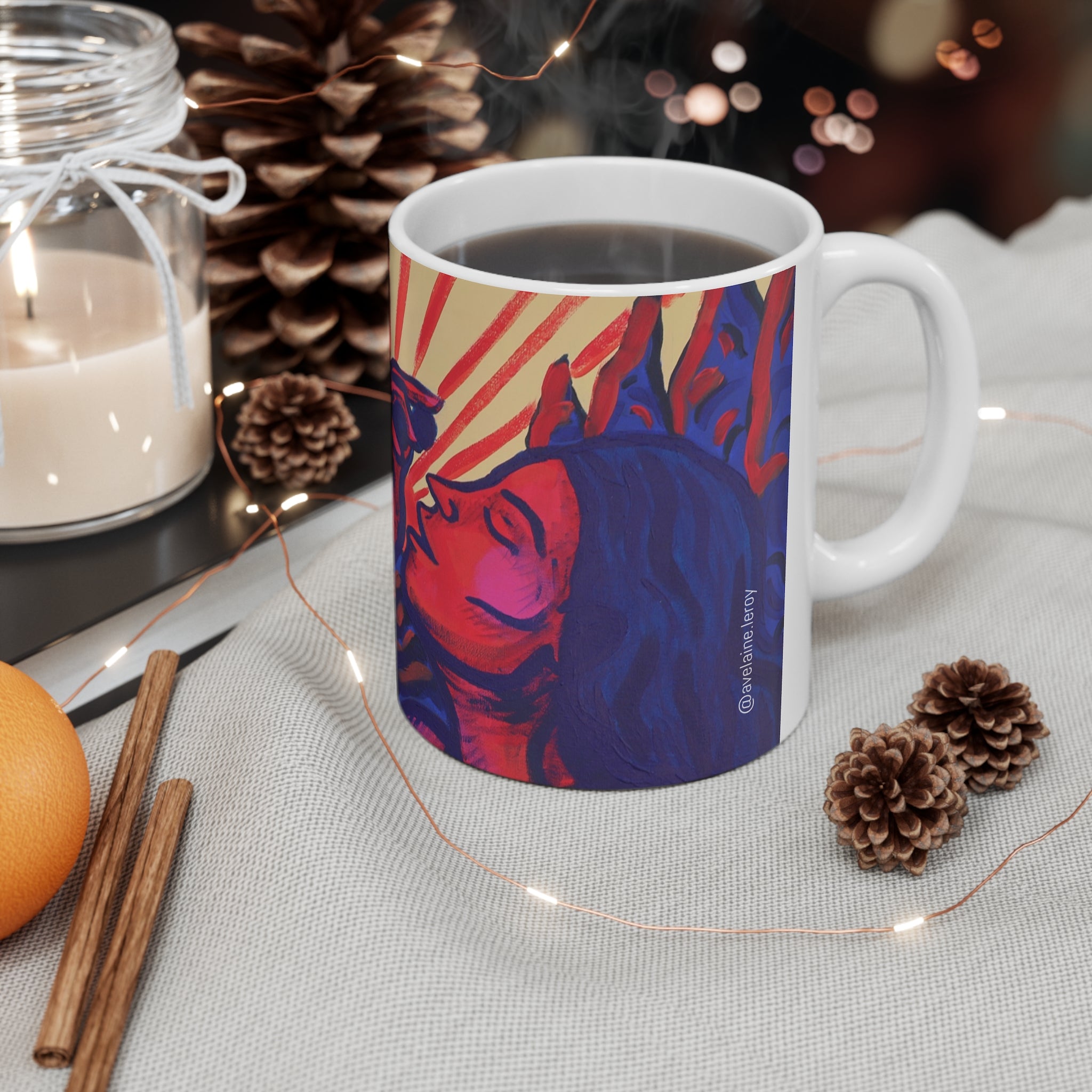Champ de vignes Mug