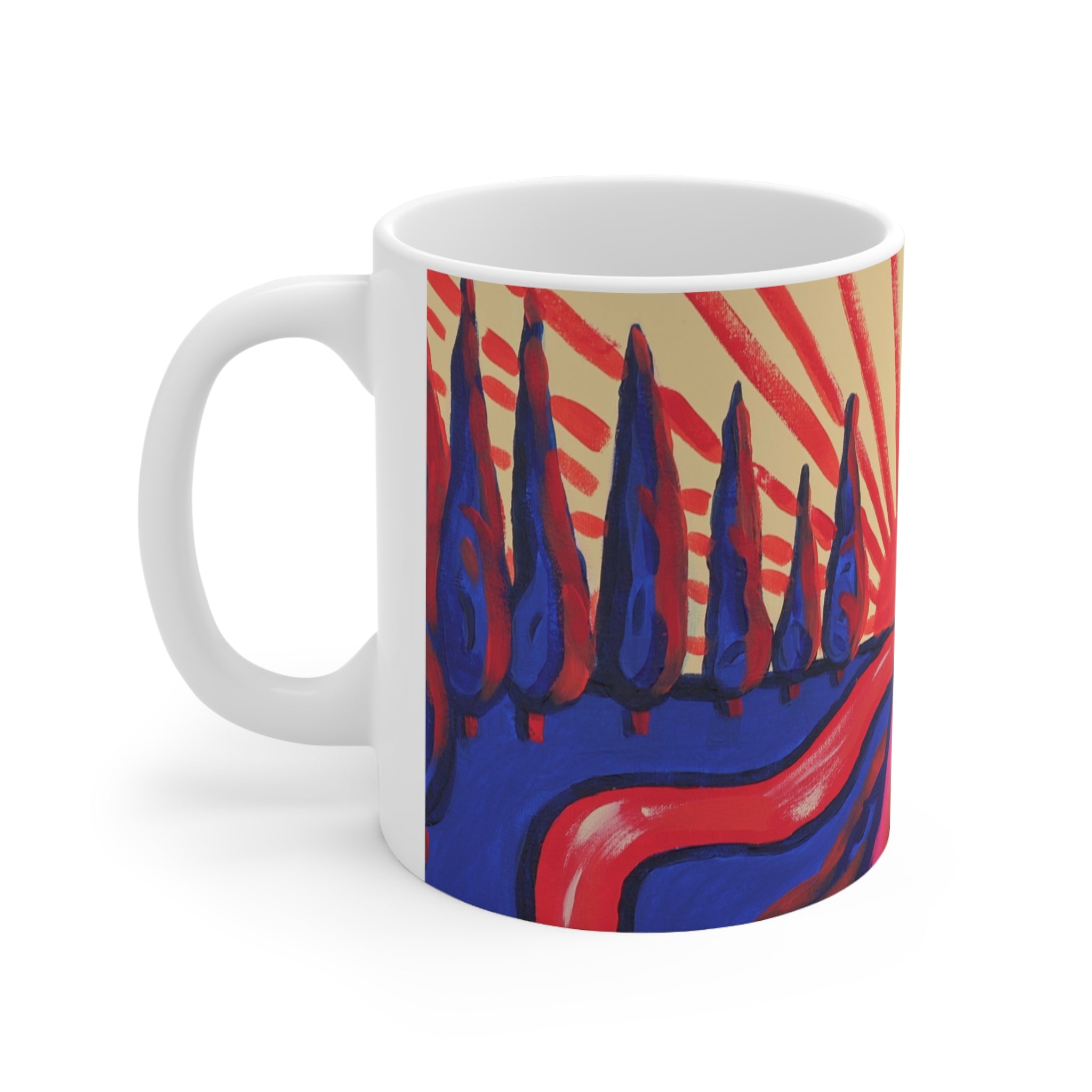 Champ de vignes Mug