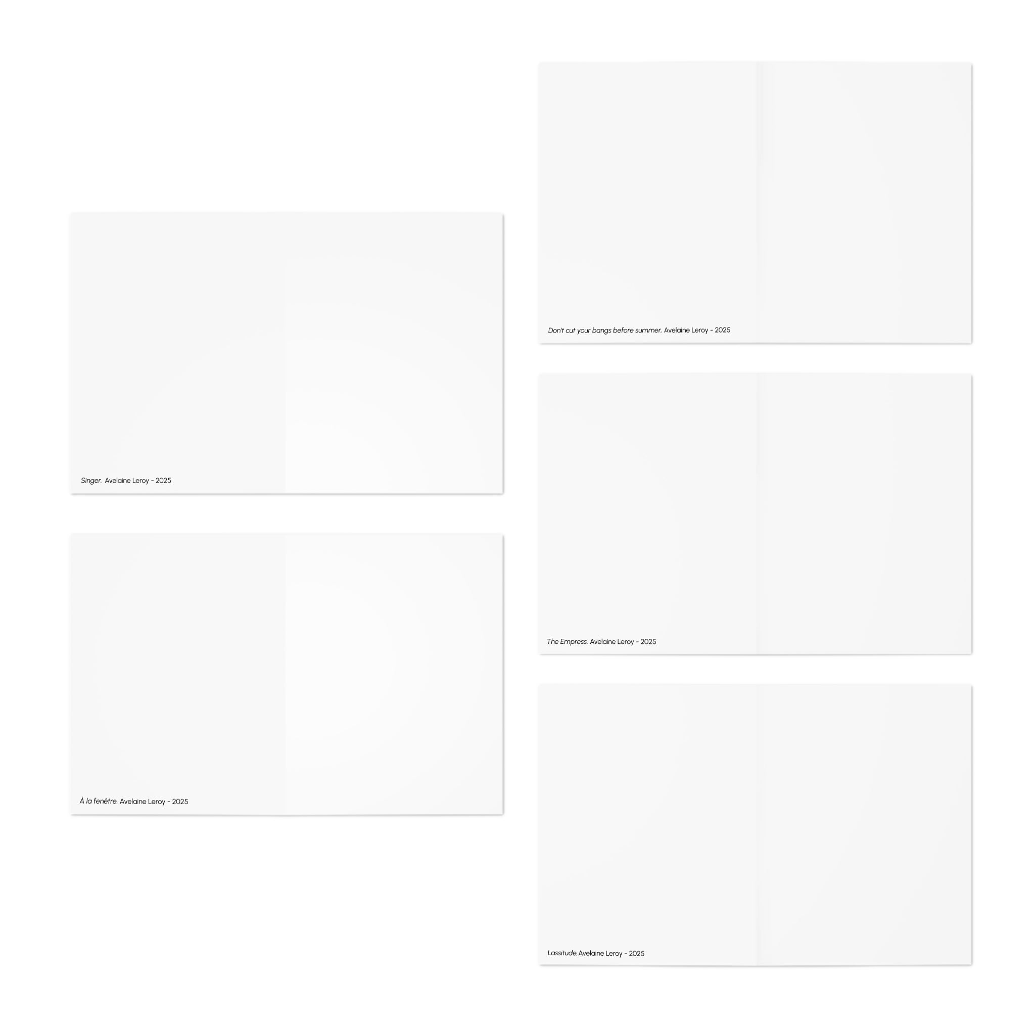 Set de cartes de voeux