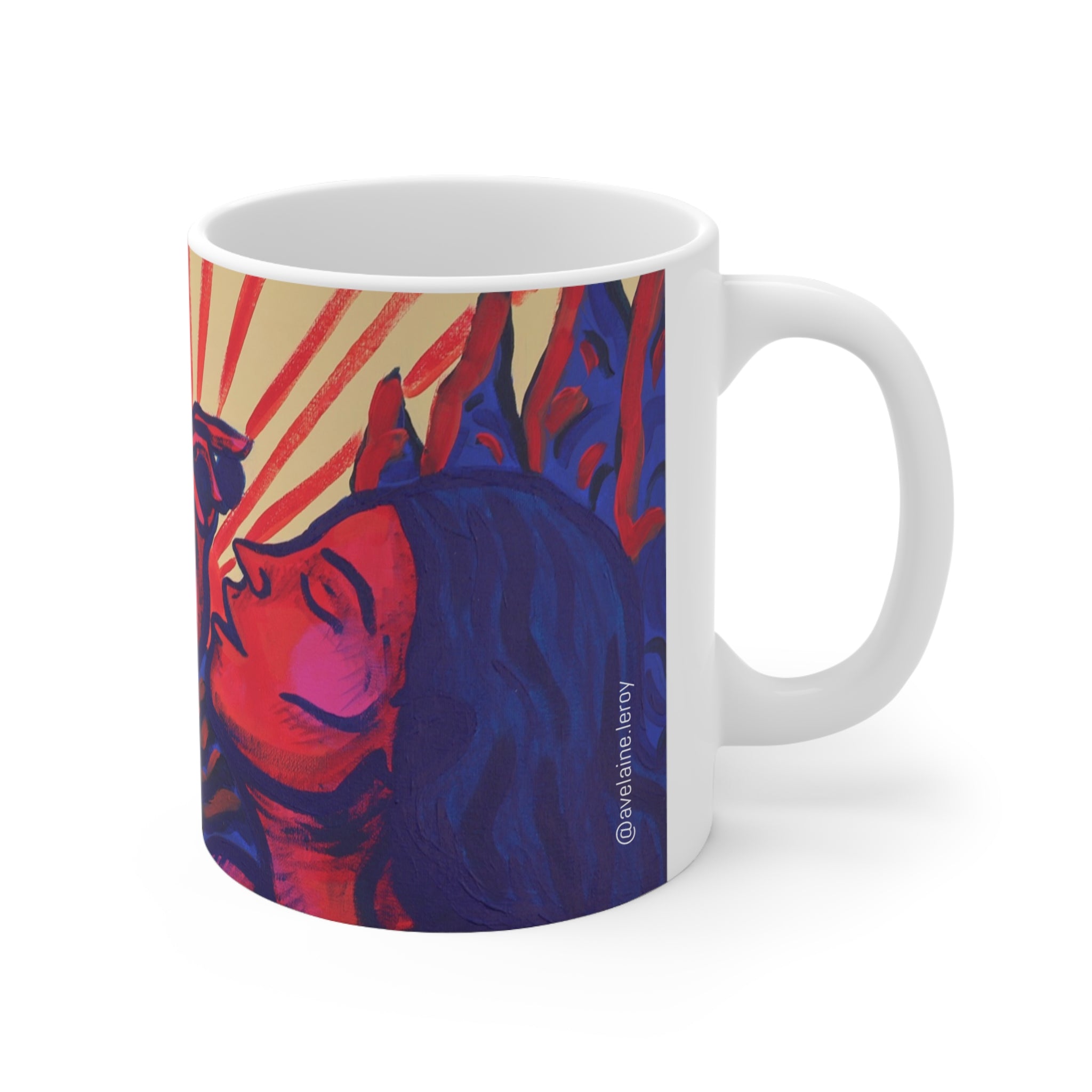 Champ de vignes Mug