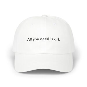 Casquette All you need is art