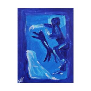 Poster Chat au milieu